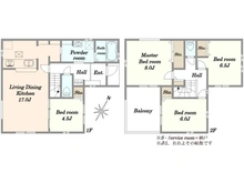 【東京都/町田市図師町】町田市図師町新築戸建5号棟 間取り図
