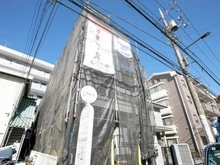 【東京都/多摩市豊ヶ丘】多摩市豊ヶ丘1丁目　新築戸建 建築中の外観