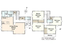 【神奈川県/横浜市保土ケ谷区法泉】横浜市保土ヶ谷区法泉1丁目中古戸建 間取り図