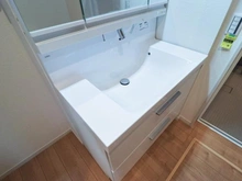 【神奈川県/川崎市麻生区東百合丘】川崎市麻生区東百合丘4丁目新築戸建 洗面室：洗面ボール