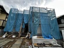 【神奈川県/川崎市麻生区王禅寺東】川崎市麻生区王禅寺東5丁目　新築戸建 建築中の外観