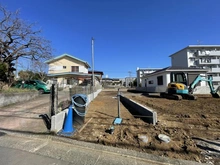 【神奈川県/川崎市麻生区上麻生】川崎市麻生区上麻生7丁目　新築戸建A号棟 現地（建築前）：全2棟
奥