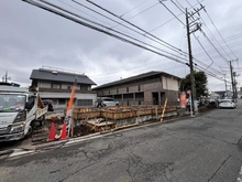 【東京都/日野市旭が丘】日野市旭が丘1丁目新築戸建 建築中の外観