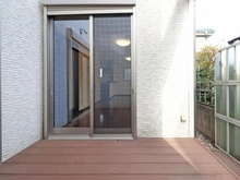 【東京都/東大和市中央】東大和市中央四丁目中古戸建 ウッドデッキ