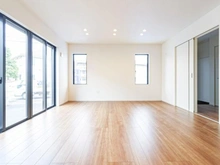 【東京都/府中市南町】府中市南町2丁目新築戸建1号棟 リビング・ダイニング：床暖房付き