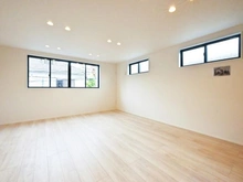 【東京都/荒川区東尾久】荒川区東尾久5丁目新築戸建 リビング・ダイニング：床暖房付き