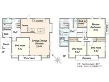 【東京都/町田市広袴】町田市広袴3丁目　中古戸建 間取り図