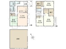 【東京都/町田市野津田町】町田市野津田町　倉庫兼事務所付き中古戸建 間取り図