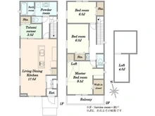 【東京都/町田市相原町】町田市相原町　新築戸建2号棟 間取り図