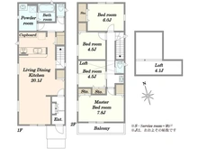 【東京都/町田市相原町】町田市相原町　3号棟 間取り図