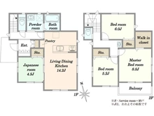 【東京都/町田市相原町】町田市相原町　新築戸建12号棟 間取り図