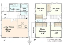 【神奈川県/川崎市宮前区初山】宮前区初山2丁目　新築戸建9号棟 間取り図