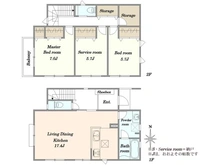 【神奈川県/川崎市宮前区初山】宮前区初山2丁目　新築戸建10号棟 間取り図