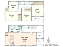 【神奈川県/川崎市宮前区初山】宮前区初山2丁目　新築戸建14号棟 間取り図