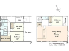 【神奈川県/川崎市宮前区初山】宮前区初山2丁目　新築戸建17号棟 間取り図