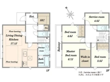 【神奈川県/川崎市宮前区南野川】南野川2丁目　新築戸建4号棟 間取り図
