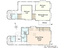【神奈川県/藤沢市高倉】藤沢市高倉　中古戸建 間取り図
