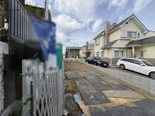 【神奈川県/藤沢市本鵠沼】藤沢市本鵠沼4丁目　新築戸建 建築中の外観