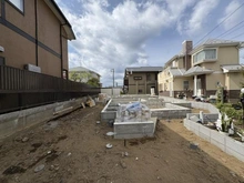 【神奈川県/藤沢市本鵠沼】藤沢市本鵠沼4丁目　新築戸建 建築中の外観