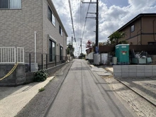 【神奈川県/藤沢市本鵠沼】藤沢市本鵠沼4丁目　新築戸建 前面道路