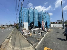 【神奈川県/藤沢市下土棚】藤沢市下土棚　新築戸建 建築中の外観