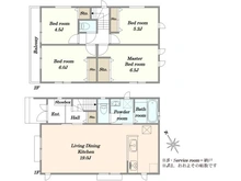 【神奈川県/藤沢市大庭】藤沢市大庭　新築戸建C号棟 間取り図