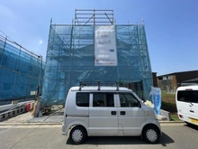 【神奈川県/藤沢市菖蒲沢】藤沢市菖蒲沢　新築戸建1号棟 建築中の外観：全6棟　