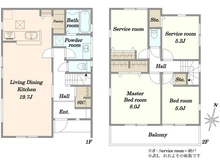 【神奈川県/藤沢市菖蒲沢】藤沢市菖蒲沢　新築戸建6号棟 間取り図