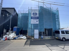 【神奈川県/藤沢市菖蒲沢】藤沢市菖蒲沢　新築戸建 建築中の外観