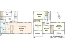 【神奈川県/藤沢市菖蒲沢】藤沢市菖蒲沢　新築戸建 間取り図