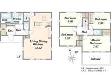 【神奈川県/藤沢市高倉】藤沢市高倉　新築戸建2号棟 間取り図
