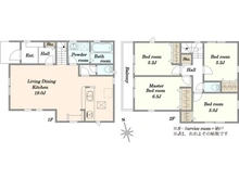 【神奈川県/藤沢市高倉】藤沢市高倉　新築戸建6号棟 間取り図
