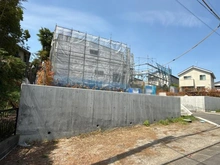 【神奈川県/藤沢市鵠沼桜が岡】藤沢市鵠沼桜が岡1丁目　新築戸建 建築中の外観