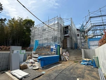 【神奈川県/藤沢市鵠沼桜が岡】藤沢市鵠沼桜が岡1丁目　新築戸建 建築中の外観