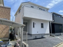 【神奈川県/藤沢市善行坂】藤沢市善行坂1丁目　新築戸建 建築中の外観