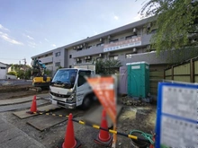 【神奈川県/川崎市麻生区王禅寺西】川崎市麻生区王禅寺西7丁目　新築戸建A号棟 現地（建築前）：全7棟