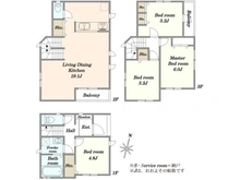 【神奈川県/川崎市麻生区王禅寺西】川崎市麻生区王禅寺西7丁目　新築戸建A号棟 間取り図