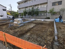 【神奈川県/川崎市麻生区王禅寺西】川崎市麻生区王禅寺西7丁目　新築戸建D号棟 現地（建築前）：全7棟