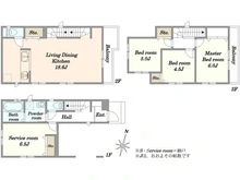 【神奈川県/川崎市麻生区王禅寺西】川崎市麻生区王禅寺西7丁目　新築戸建D号棟 間取り図