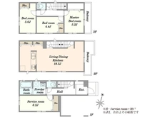 【神奈川県/川崎市麻生区王禅寺西】川崎市麻生区王禅寺西7丁目　新築戸建E号棟 間取り図