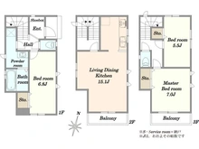 【神奈川県/川崎市麻生区王禅寺西】川崎市麻生区王禅寺西7丁目　新築戸建G号棟 間取り図