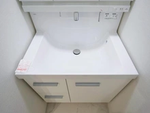【神奈川県/川崎市多摩区栗谷】川崎市多摩区栗谷2丁目　新築戸建1号棟 洗面室：洗面ボール