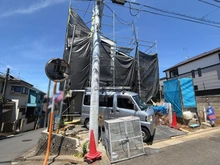 【神奈川県/川崎市多摩区南生田】川崎市多摩区南生田6丁目　新築戸建　【1号棟】 建築中の外観