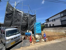 【神奈川県/川崎市多摩区南生田】川崎市多摩区南生田6丁目　新築戸建　【1号棟】 建築中の外観