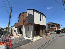 【神奈川県/川崎市麻生区高石】川崎市麻生区高石5丁目　新築戸建 建築中の外観
