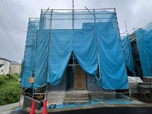 【神奈川県/川崎市麻生区上麻生】川崎市麻生区上麻生7丁目　新築戸建15号棟 建築中の外観：全31棟