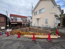 【神奈川県/川崎市多摩区東三田】川崎市多摩区東三田2丁目　新築戸建 建築中の外観