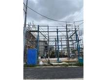 【神奈川県/座間市座間】座間市座間1丁目　7号棟 建築中の外観：全7区画　7号棟　写真中央　