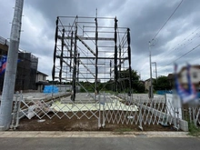 【東京都/町田市金森】町田市金森6丁目　新築戸建2号棟 建築中の外観：全6棟