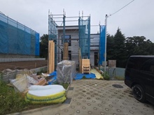 【東京都/町田市能ヶ谷】町田市能ヶ谷7丁目　新築戸建4号棟 建築中の外観：全4棟